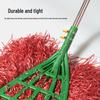 Stainless Steel Handle Outdoor Broom