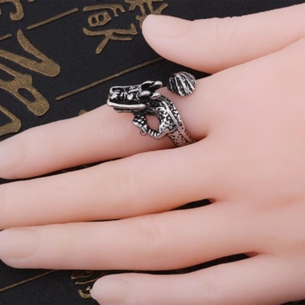 Ring Jewelry Retro Personalized Snake Python Men's and Women's Metal Rings