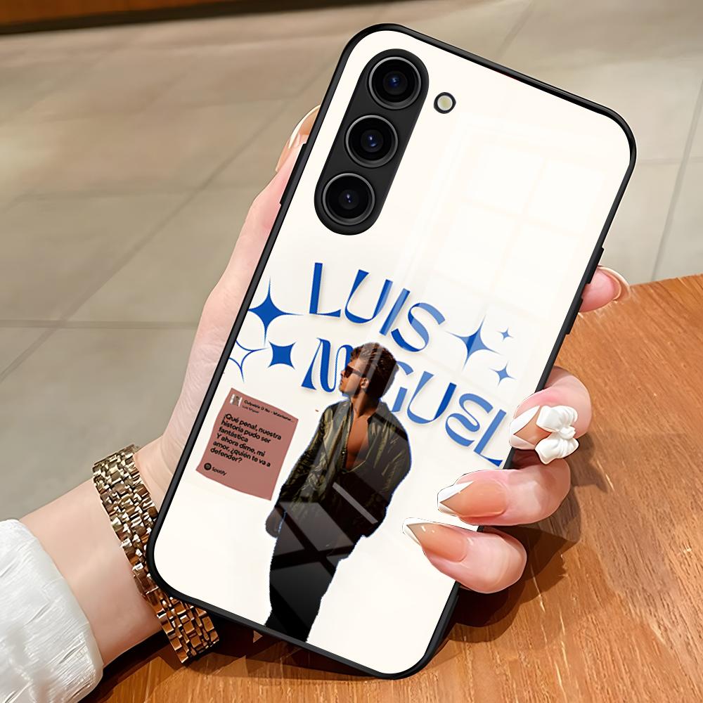 L-Luis M-Miguel 20 ANos Romanc Phone Case For Samsung S26 S25 Edge Ultra S23 S22 S21 S20 Ultra Plus S24 Fe A54 A53 A25 Glass Co