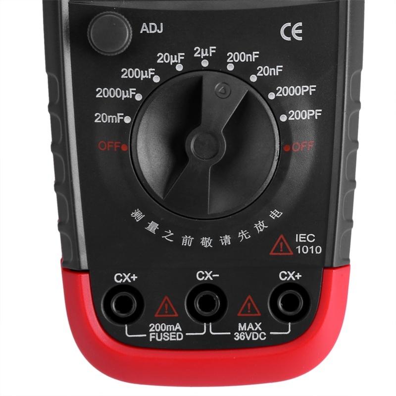 UYIGAO Digital Battery Powered Capacitan Capacitor Meter Tester 6013L LCD Display