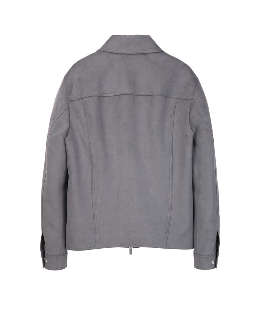 Jillstuart Newyork Men Suede Touch Trucker Jumper - Dark Grey (Jnju6A104G3)