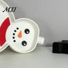 Christmas Snowman Serving Tray Tray, Holiday Party Decorative 3D Festive Snack Container Printed Platter Dish for Snacks, Candies, Goodies,