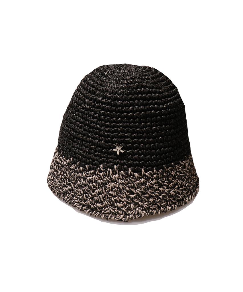Elkebeullum Oat Black Bucket Hat