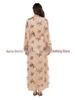 Yiduo Duo European & American High-Density Sequin Embroidery Flare Sleeve Long Dress 20212