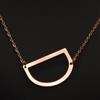 Kvinne 26 engelske bokstaver Ornament Ripple Chain Personlig brevkjede