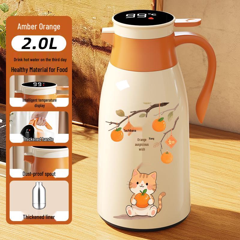 2025 Stylish Large Capacity Insulated Kettle for Home, Dorm, and Office Use