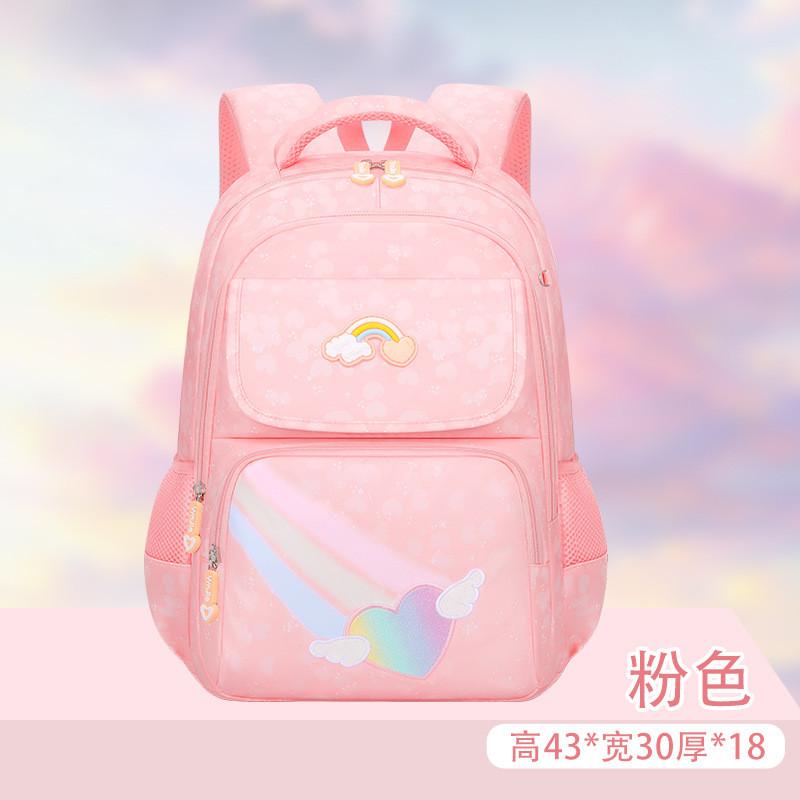 Lightweight Large Capacity Waterproof Backpack For Girls Cute Cartoon Design
