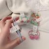 2/10pcs Bohemia Children's Carrot Head Rope Female Korean Cute Fruit Headwear Hair Tie Rubber Band Cherry Hair Rope