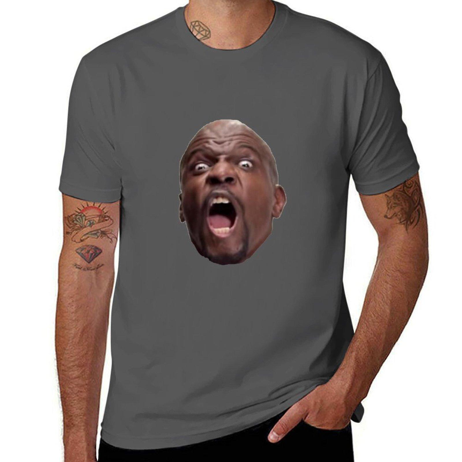

Terry Crews TShirt Daily Wear Plain Short Sleeve Shirt 4XL