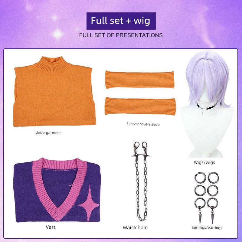 Cross-Border New Products Korean Wave Girl Group K-Pop Demon Hunter Girl Group Cosplay Costumes Demon Boy Group Mystery Casual Wear Cosplay Outfits