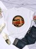 San Francisco California Vintage School Bus T-Shirts Women Street Hip Hop Short Sleeves Summer Breathable Tshirt Soft Casual Tee