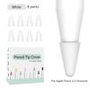 Pencil Tip Cover For Apple Pencil 1st 2nd Generation Mute Silicone Nib Case For iPad Pencil 1 2 Nib Cover Skin Screen Protector