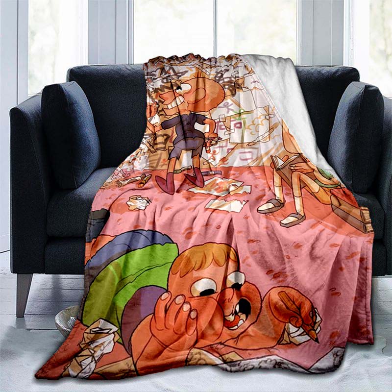 The Adventures of A Young Boy Blankets Game Throw Blankets for Sofa Couch Camping Flannel Blankets Perfect for Living Rooms Bedrooms