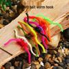 Black Pit Trout & Bass Imitation Insect Soft Lure Bait with Hooks for Fly Fishing