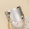 LIKGREAT Virgin Mary Open Ring Adjustable Stainless Steel Rings Religious Catholic Faith Jewelry Gift for Women Men Christmas