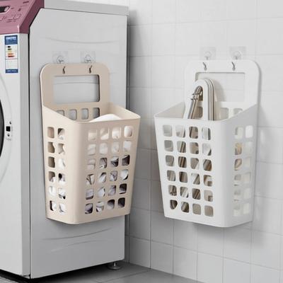 Draining Holes Wall Mount Basket Folded Dirty Laundry Organizer Dirty Laundry Basket  Living Room