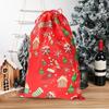 Snowman Xmas Present Sack Large Capacity Candy Bag New Bronzing Christmas Bag  Xmas Gifts