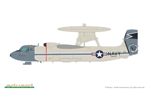 Eduard 1/72 Limited Edition Eyes of the Fleet E-2C Hawkeye Plastic Model Kit EDU2153 (Airplane)