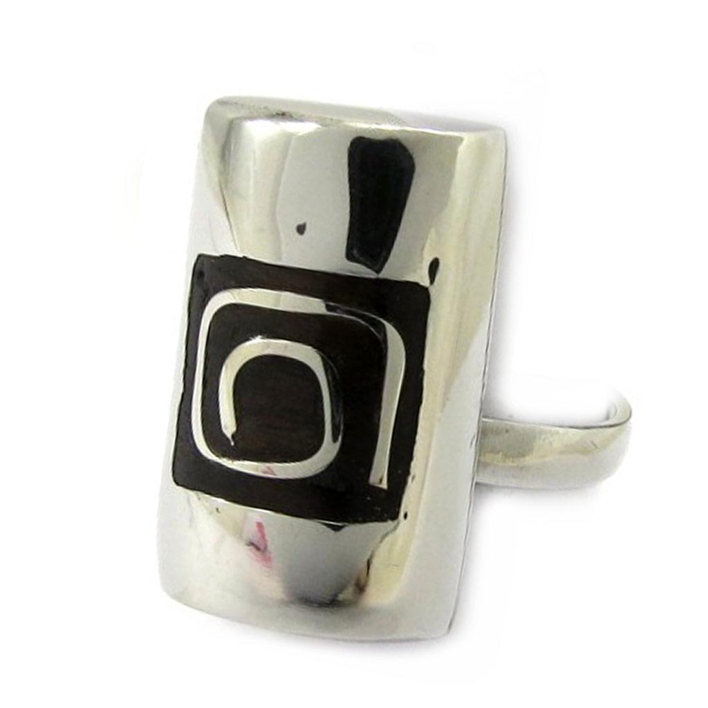 Les Trésors De Lily [G5069] - Bague 'Amazonia' Bois