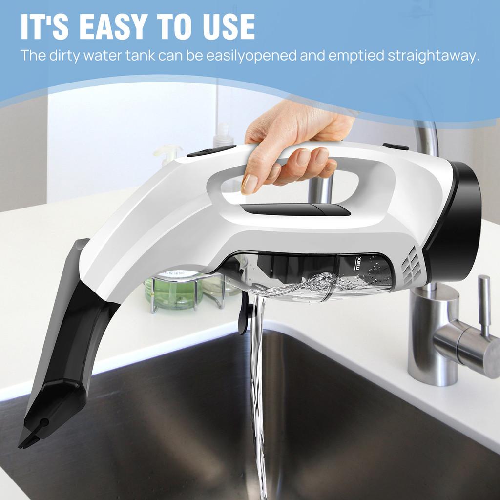 New Small Electric Glass Cleaning Tool Handheld Window Cleaner Efficient Adsorption Portable Glass Cleaning Machine