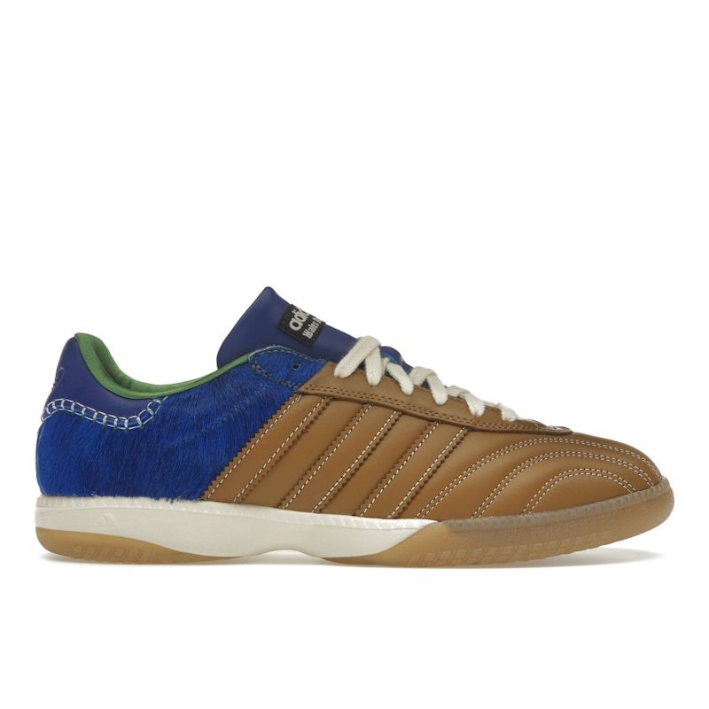 Adidas Wales Bonner X Samba Millennium Nappa Pack - Brown Royal Blue Unisex Sneakers Supplier-Color IF6704