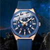 Men's Luxury Gift Silicone Band Wristwatch