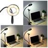 USB Powered Adjustable LED Fill Light Photography Light Phone Bracket for Live Broadcast Black
