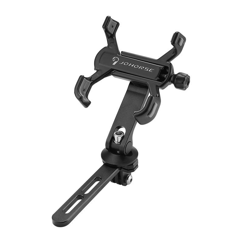 Aero Integrated Road Bike Handlebar with Dual-Use Aluminum Phone, Light, and Camera Mount