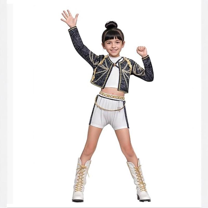 Nouveau costume de cosplay de chasseuse de sorcières pour filles vêtements imprimés assortis pour enfants