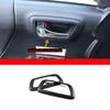 Matte Black Interior Door Handle Bowl Cover Trim Kit for Toyota Tacoma 2016-