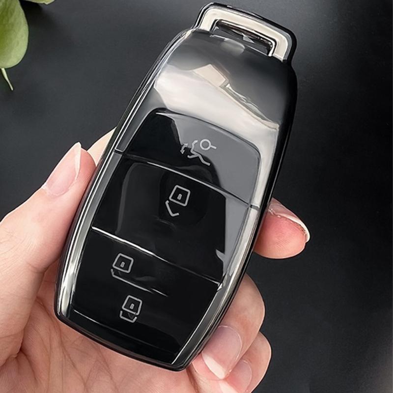 Universal Soft TPU Key Protector Comfortable Grip Soft TPU Key Cover Protector Flexible TPU Key Case for Car Use