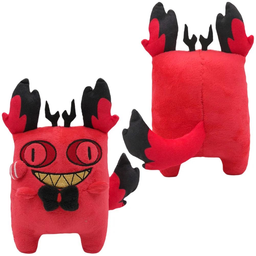 Cursed Cat Alastor Cosplay Plush Angel Dust Husk Lucifer Fat Nuggets Plushies Cartoon Hotel Fantasy Birthday Gifts Mascot Props