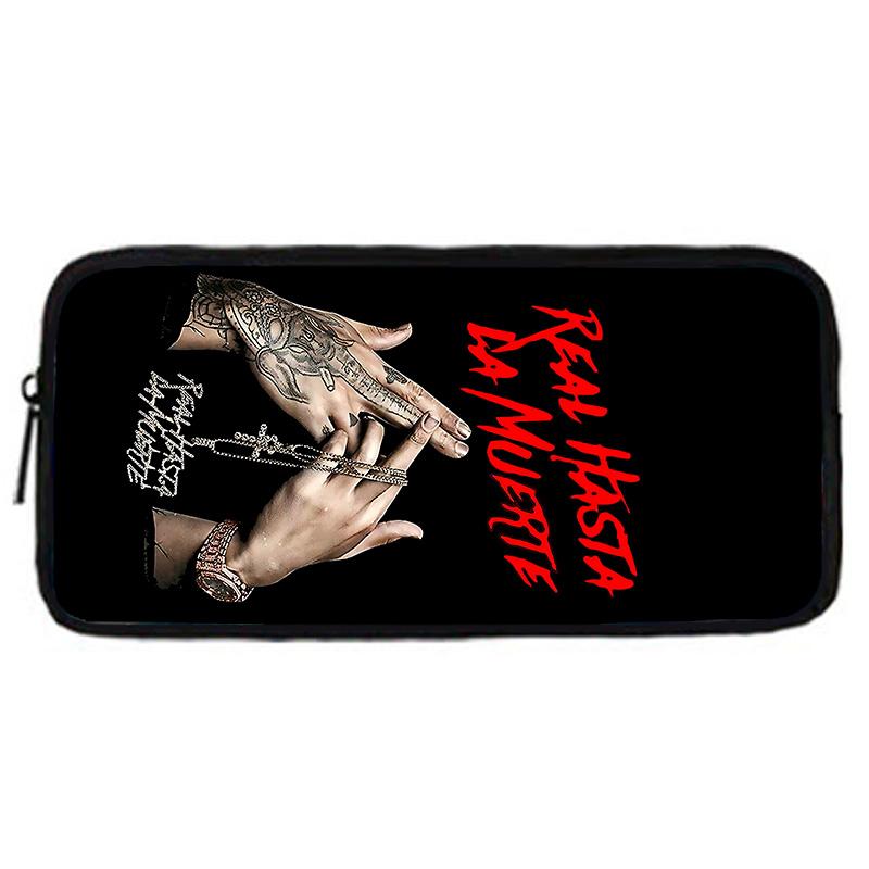 Fashion Hot Rapper Anuel AA Child School Backpack with Lunch Bags ,Pencil Bags ,School Bags for Boys Girls Best Gift