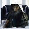 Leon Kennedy Resident 4 Remake Blankets Fleece Video Game Eviled Super Warm Throw Blankets for Bedroom Sofa Bed Rug