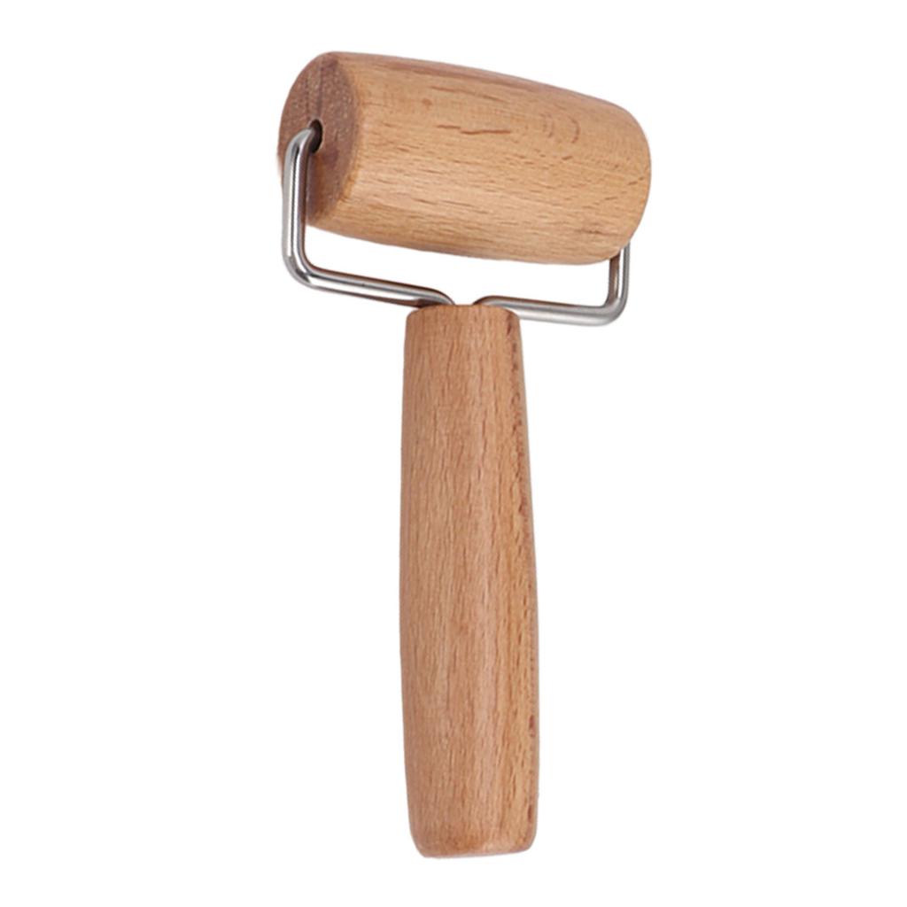 Dough Baker Roller Small Wooden Rolling Pin Non Stick for Pizza Baking Home Kitchen Utensils
