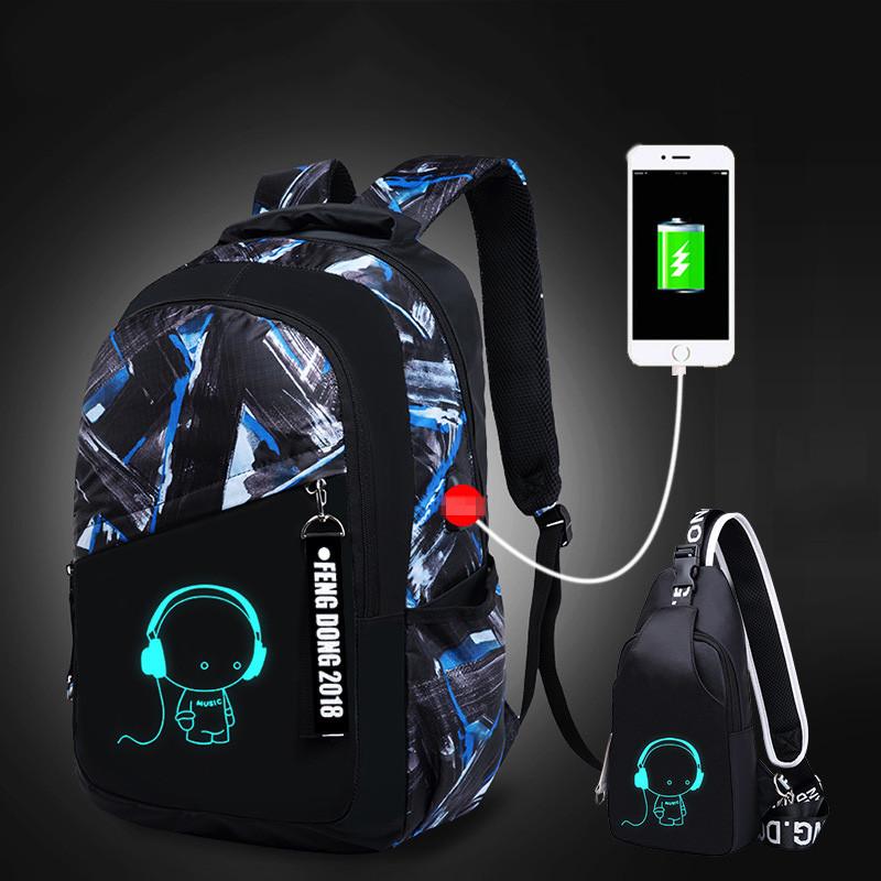 Night Luminous Backpack For Boys And Girls With Premium Quality Materials And Timeless Design
