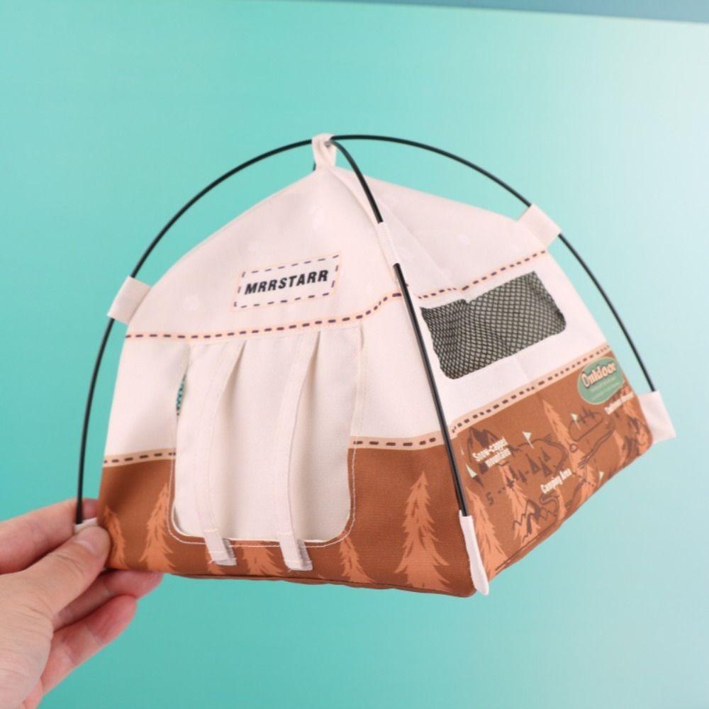 1:12 Scale Simulated Outdoor Tent Decoration Doll Small Tent Camping Tent Model Christmas Gift
