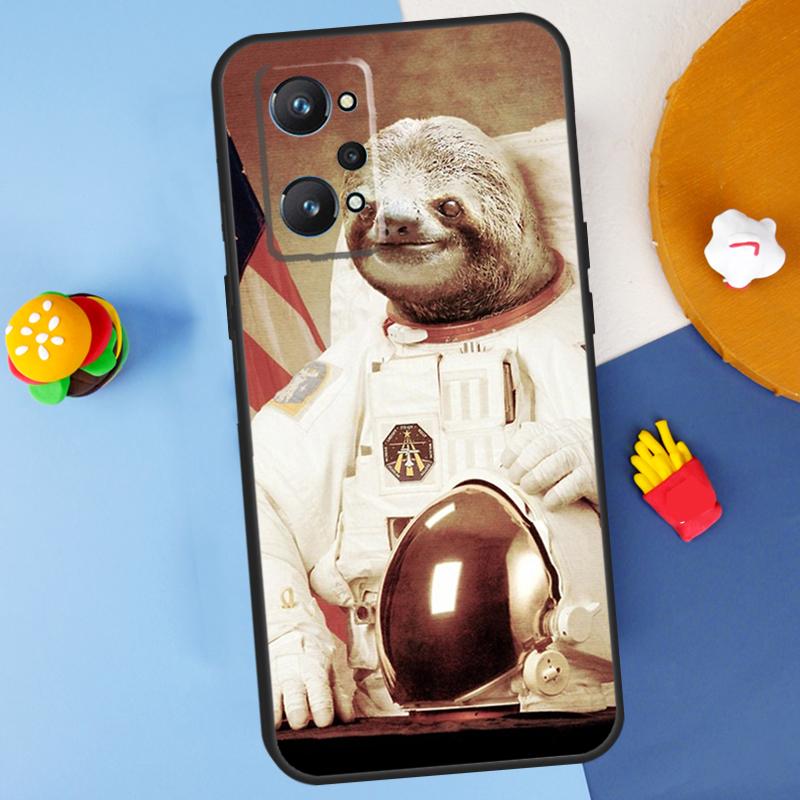Cute Sloth Animal For Realme 14 13 12 10 11 Pro Plus GT 6 6T 5 GT7 Pro C55 C51 C21Y C25S C67 C75 C53 C61 Case