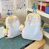 Schoolbag new middle and high school student schoolbag lightweight men's and women's outdoor backpack cute rabbit ears cartoon large capacity backpack