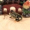 Dekorative geflügelte Drachenstatue im Vintage-Stil mit geringeltem Schwanz, kleines Ornament für Heim- und Büro-Schreibtisch-Dekoration
