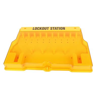 Lockout Tagout Station Durable Visualization Management Lockout Station with Cover for Lockout Safety Supply
