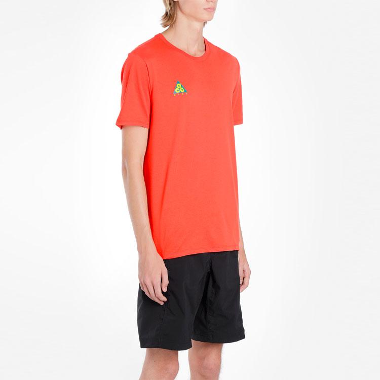 Nike ACG Back Print Short Sleeve T-Shirt Men Tops Red AQ3951-634