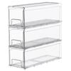 Stackable Food Drawer Organizer Fresh Keeping Cosmetic Display Case Makeup Organizer  Fruit