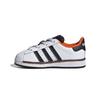 Adidas Originals Superstar El Comfortable Versatile Shock Absorbing Low Top Walking Shoes Baby Shoes White Black FV3693