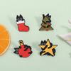 Black Cat Christmas Tree Enamel Pin Xmas Stocking Star Cute Animal Holiday Kitten Brooches Lapel Badge Jewelry Gifts for Friends