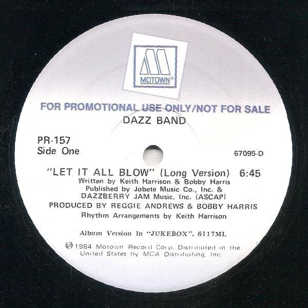 

12inch Record DAZZ BAND - Let It All Blow PR157 Motown 1984 US Dance & Electronica Used