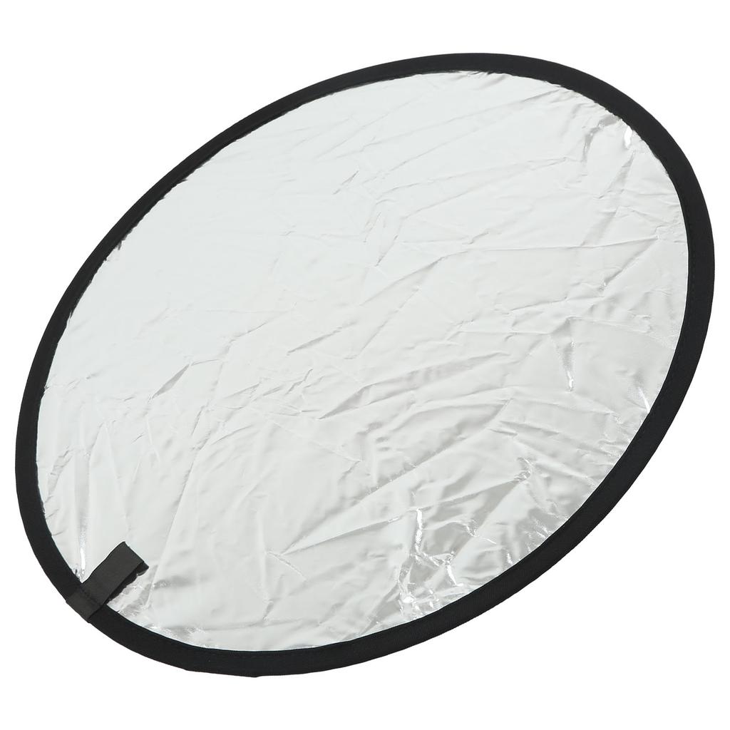 Silver White 2 In1 Reflector Portable Round Photography Light Reflector for Live Lighting