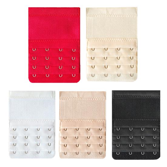 Women's Bra Extender 2 Hook/3 Hook/4 Hook/5 Hook Soft Stretchy Bra Strap Extender Elastic Extension Strap