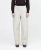 Beulaunyadeu W Washed Field Pants, Ecru
