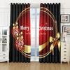 Vánoční okenní závěsy Dekor pro domácnost Ložnice Kuchyň Obývací pokoj Vánoční ozdoba Vánoční dárky Navidad Natal Nový rok